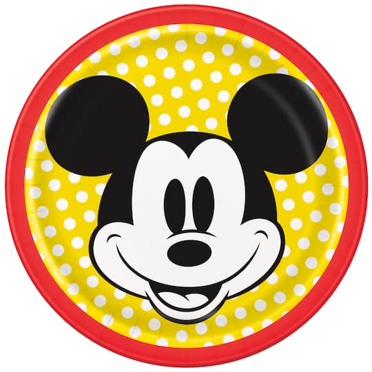 7" Disney® Mickey Mouse Paper Plates, 8ct.